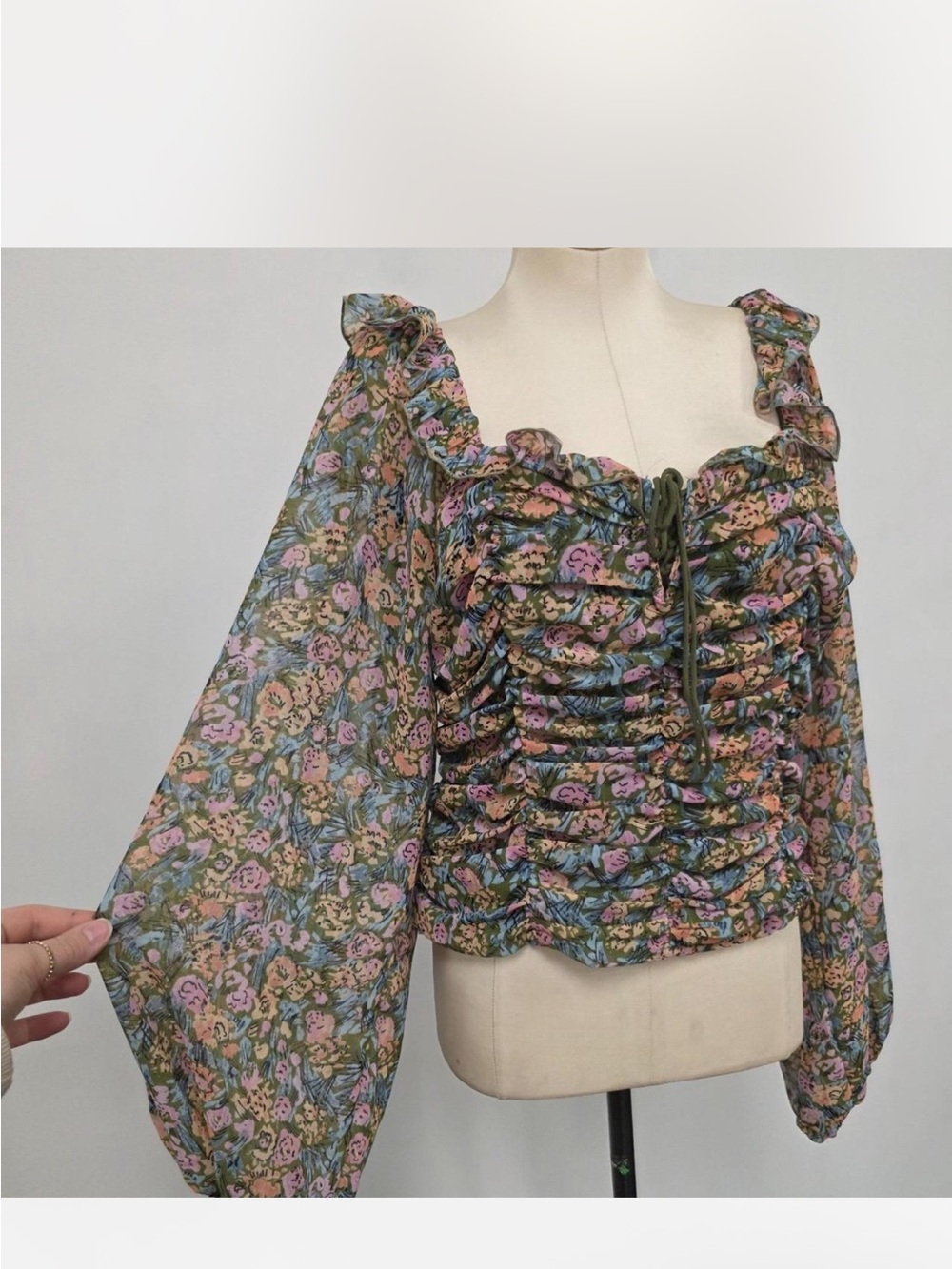 Free People Mabel Printed Blouse - Picture 5 of 8